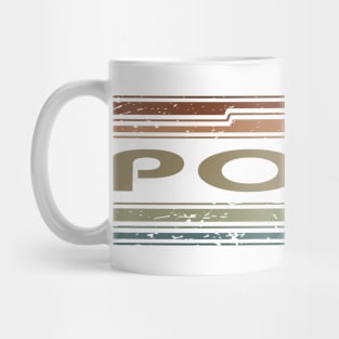 Pond Retro Lines Mug